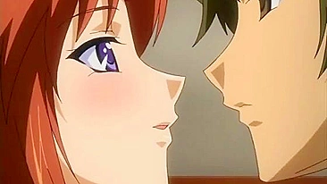 Empregada Peituda Tem Buceta Molhada Fodida de Quatro - Anime Hentai