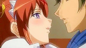 Empregada Peituda Tem Buceta Molhada Fodida de Quatro - Anime Hentai