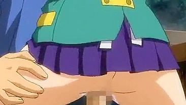 Empregada Peituda Tem Buceta Molhada Fodida de Quatro - Anime Hentai