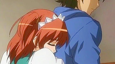 Empregada Peituda Tem Buceta Molhada Fodida de Quatro - Anime Hentai