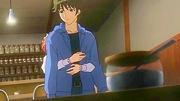 Empregada Peituda Tem Buceta Molhada Fodida de Quatro - Anime Hentai