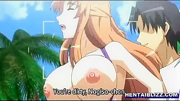 Hentai Pornô Peitões - Fodida Quente na Praia