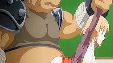 Colegial Fofa Arrasada por Monstro Porco Tarado em Hentai Quente