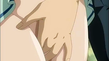 Colegial Dedada e Fodida no Parque, Hentai com Ação Quente na Buceta