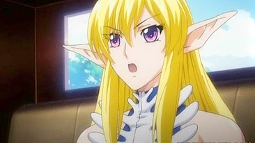 Elfa Hentai Fodida Forte e Gozada Dentro - Peitos Grandes Anime