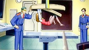 Bondage e Soldados em Pornô Hentai - Garota Amarrada e Acorrentada