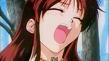 Tentáculos Arrombando Buceta em Bondage de Hentai Acorrentado