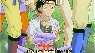 Tentáculos Arrombando Buceta em Bondage de Hentai Acorrentado