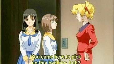 Mãe Hentai Balançando e Engolindo Porra na Foda