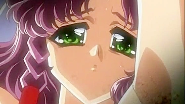 Noiva Hentai Acorrentada Punida e Enfiada com Dildo, anime bondage