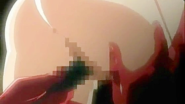 Noiva Hentai Acorrentada Punida e Enfiada com Dildo, anime bondage