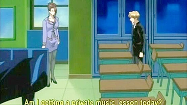 Professora Anime de Peitões Chupada e Arrombada - Pornô Hentai