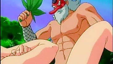 Ruiva hentai gata cavalgando pau de velho safado, Anime, XXX