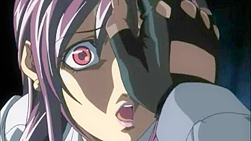 Hentai Acorrentada Apalpada por Travesti Anime, Dedando Peitos