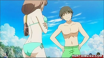 Assistindo Amigas de Anime Sendo Fodidas em Vídeo Hentai