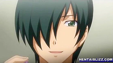 Pornô Hentai Japonês - Chupando Paus Duros e Gozadas no Rosto