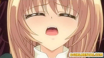 Travesti Universitária Hentai Fodida no Cu e Gozada na Cara