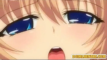 Travesti Universitária Hentai Fodida no Cu e Gozada na Cara