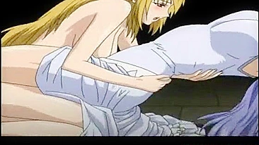 Freira Hentai com Peitos Balançando Fodida de Quatro, Anime