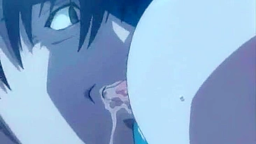 Foda no Cu Hentai com Bondage Amordaçado e Pauzão