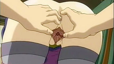 Vídeo Hentai - Bondage com Peitões e Buceta Molhada Sendo Fodida