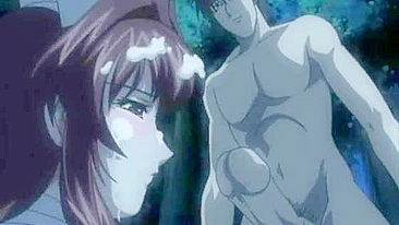 Enfermeira Hentai Tem Buceta Molhada Fodida e Gozada no Rosto ao Ar Livre