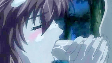 Enfermeira Hentai Tem Buceta Molhada Fodida e Gozada no Rosto ao Ar Livre