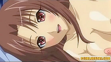 Hentai Peituda Cavalgando Pau e Levando Gozada no Rosto, Anime