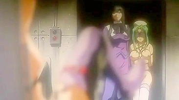 Suruba Hard com Bondage Fodida por Enfermeira Travesti Anime em Hentai Pornô