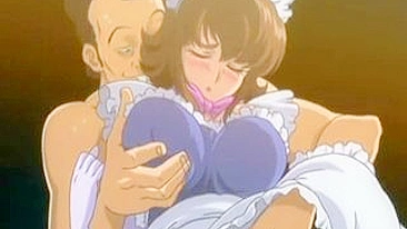 Empregada Robô Hentai Japonesa Peituda Chupando e Fodida, Anime Japonês