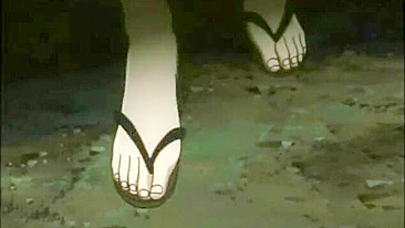 Vídeo Hentai - Garota Acorrentada Dedada e Lambida na Buceta