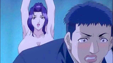 Gata Hentai Japonesa Duplamente Penetrada pelo Irmão em Bondage