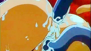 Monstros Hentai de Paus Tentaculares Pegam Várias em Gangbang ao Ar Livre