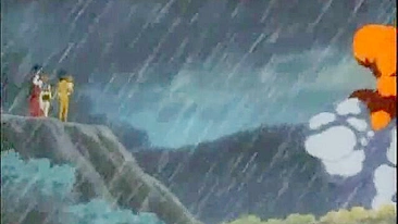 Hentai Selvagem Amordaçada em Bondage Fodida de Quatro