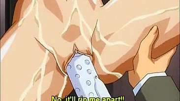 Vídeo Pornô Hentai - Beleza Acorrentada Ordenhada e Brincada pra Prazer Máximo