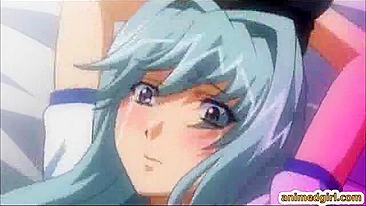 Bondage Eletrizante com Travesti Peituda e Dildo Elefante