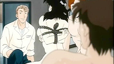 Amarrada e Dedada no Clitóris Gangbang por Bandidos em Fantasia Hentai Pervertida