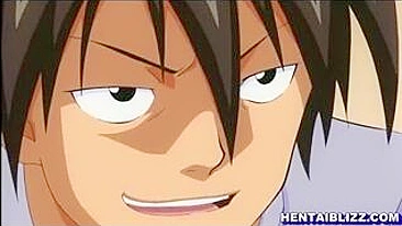 Vídeo Hentai Japonês - MILF Peituda com Boquete, Dedada e Masturbação Solo