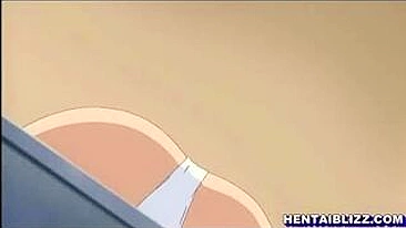 Vídeo Hentai Japonês - MILF Peituda com Boquete, Dedada e Masturbação Solo