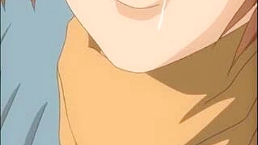 Trio Lésbico Hentai com Fisting e Dildo nos Peitões