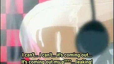 Empregada Hentai Safada com Banana Escorregadia na Buceta Molhada!