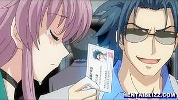 Beleza Hentai Amarrada e Vendada Tem Buceta Molhada Furada por Vibrador