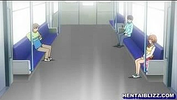 Beleza Hentai Amarrada e Vendada Tem Buceta Molhada Furada por Vibrador