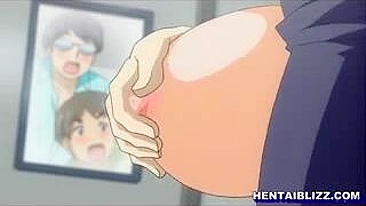 Beleza Hentai Amarrada e Vendada Tem Buceta Molhada Furada por Vibrador