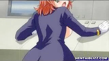 Beleza Hentai Amarrada e Vendada Tem Buceta Molhada Furada por Vibrador