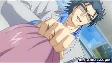 Beleza Hentai Amarrada e Vendada Tem Buceta Molhada Furada por Vibrador