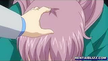 Beleza Hentai Amarrada e Vendada Tem Buceta Molhada Furada por Vibrador