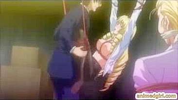 Universitária Hentai Peituda Amarrada em Foda Feroz