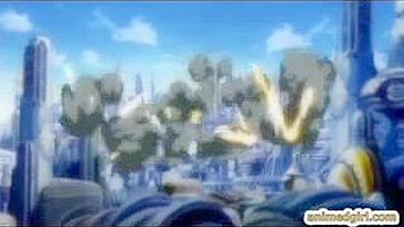 Ruiva Hentai de Peitão Cavalgando Pau pro Prazer Supremo