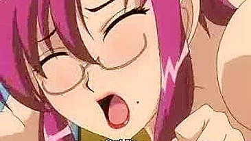 Pornô anime japonês - gata hentai peituda dedada na buceta molhada e fudida fundo